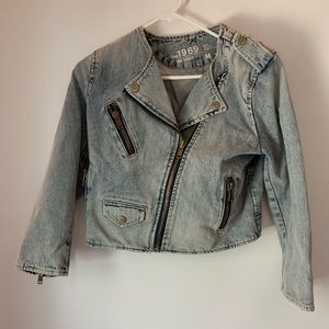 Gap Denim Moto Jacket NWOT